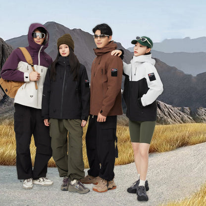 Autumn And Winter Outdoor Keep Warm Waterproof Mountaineering Fishing Camping Couple Jacket