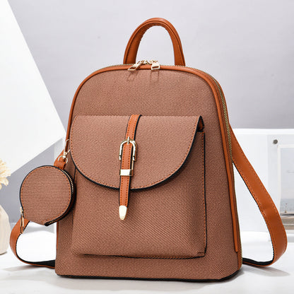 Multi-functional One-shoulder Ladies Travel Backpack Crossbody