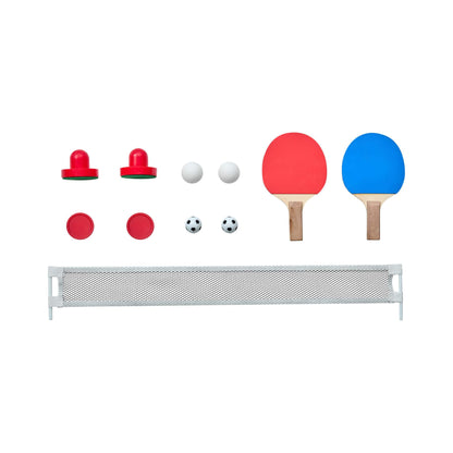 54-Inch 3-In-1 Air Hockey, Ping Pong And Foosball Table Combo (SAK14896)