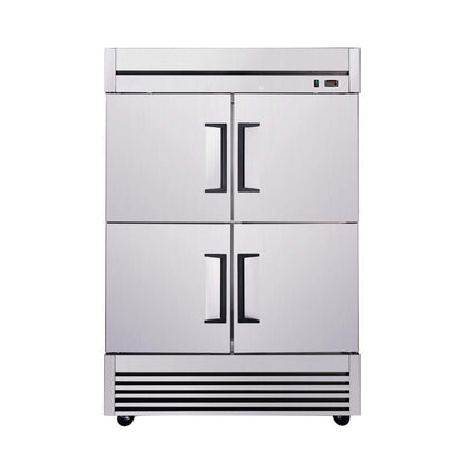 54-Inch 49 Cu.Ft Commercial 6-Shelves Stainless Steel Reach-In Freezer (SAK10247)