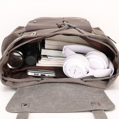 Retro Wear-resistant Large-capacity Backpack