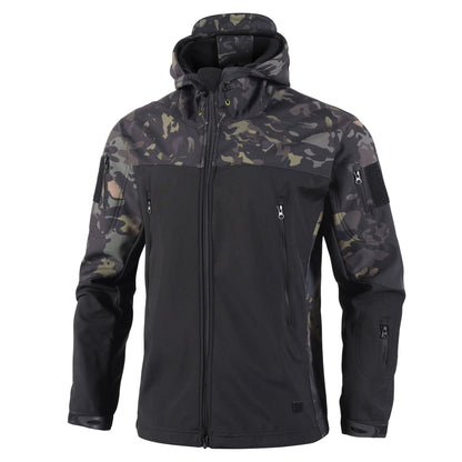 Second Generation Shark Skin Soft Shell Jacket Waterproof Windproof Riding Coat