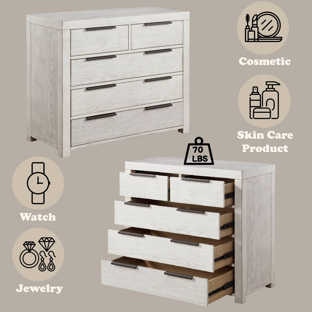 Celerina - Chest - Weathered White