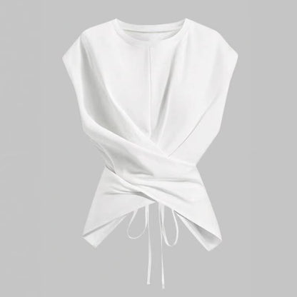 Slimming Versatile Short-sleeve T-shirt New Summer Style