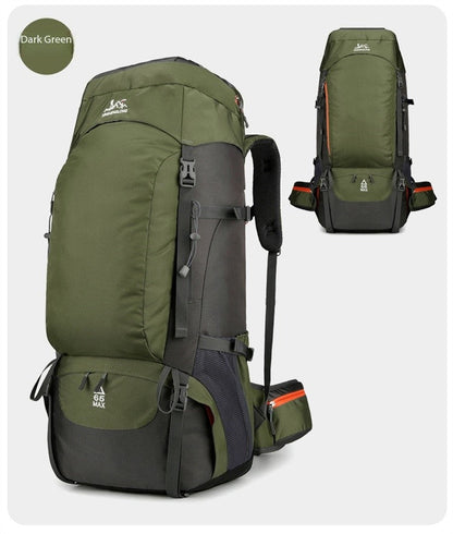 New Outdoor Mountaineering Bag Large Capacity Lightweight Waterproof Professional Hiking Camping Backpack