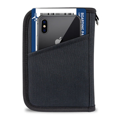 Short Passport Holder Certificate Multi-functional Anti-theft Swiping