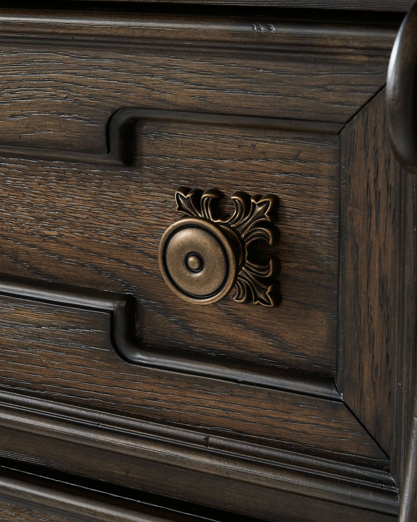 Maylee - Dresser And Mirror - Dark Brown