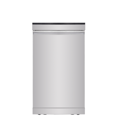 104" 4-Burner 72,000 BTU Silver Outdoor Kitchen Island Grill  with Storage Cabinets & Drawers