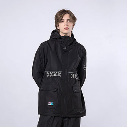 Waterproof And Warm Veneer Double-board Niche Professional Ski Jacket