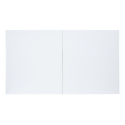 Gallegos - Dining Table With Leaf - White High Gloss
