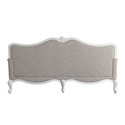 Ciddrenar - Sofa With 5 Pillows - Fabric & White