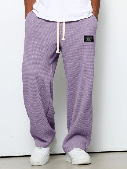 Men's Spring And Autumn Fashion Brand Loose Drooping Straight Exercise Casual Pants