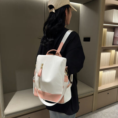 Anti-theft Backpack Soft Texture Large Capacity Women's Backpack Out Travel Bag Tide
