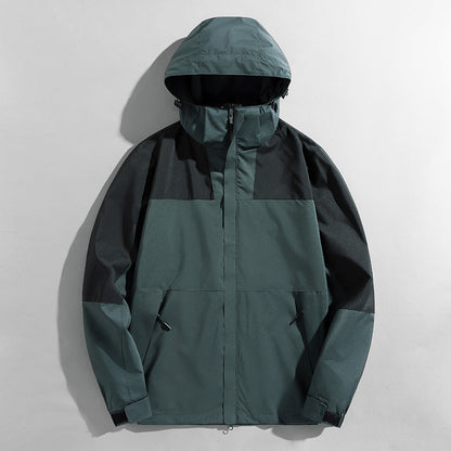 Men's High Waterproof Three-in-one Shell Jacket