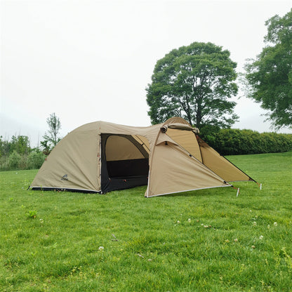 Camping Aluminum Pole Anti-Heavy Rain Water Family Tent Outdoor Equipment