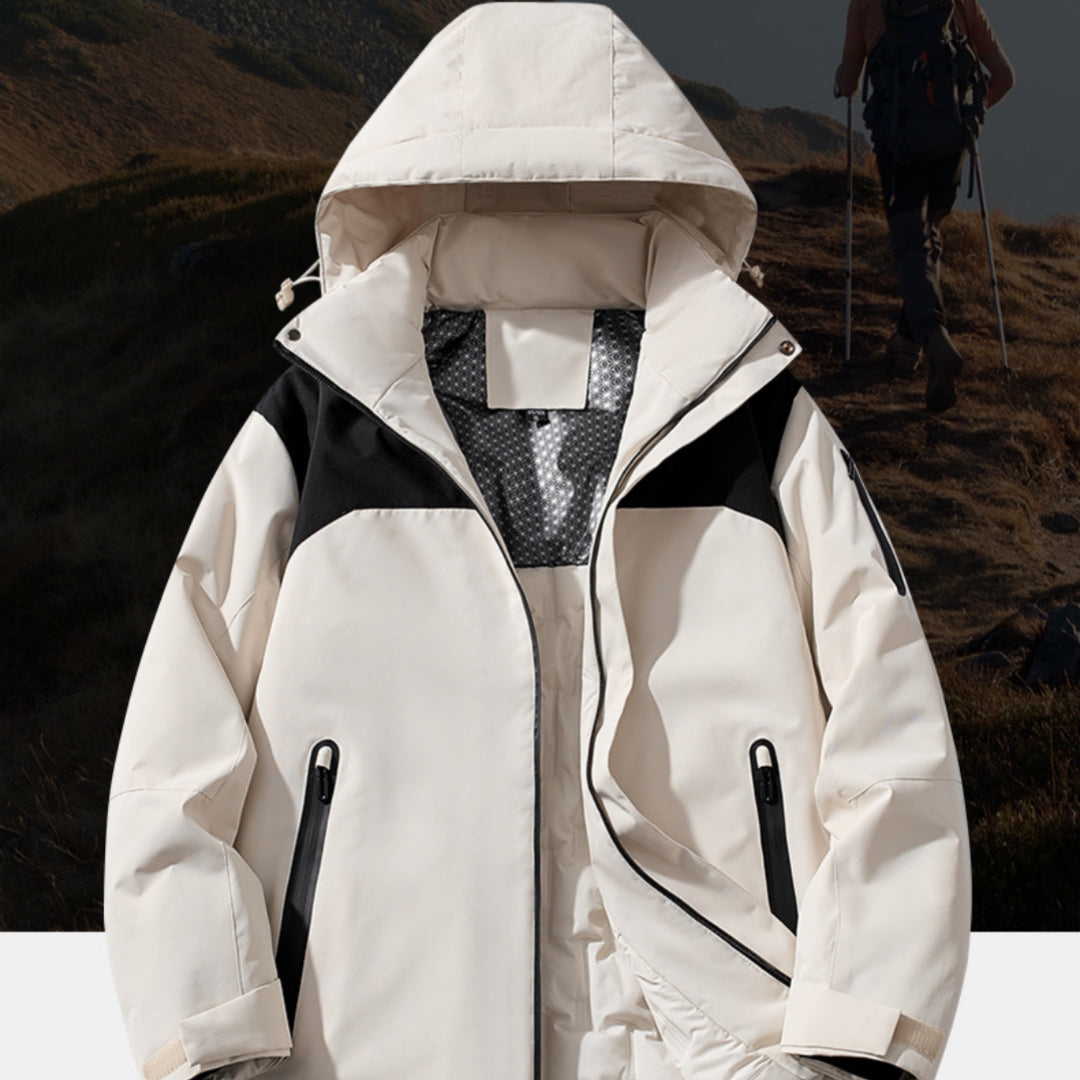 Winter Cotton-padded Coat Shell Jacket Fleece-lined Cold-resistant Windproof Waterproof Antifouling Outdoor