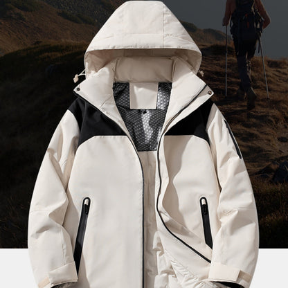 Winter Cotton-padded Coat Shell Jacket Fleece-lined Cold-resistant Windproof Waterproof Antifouling Outdoor