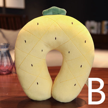 Cute U-shaped Neck Pillow For Travel And Sleep In A Car