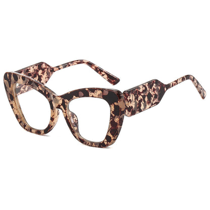 Plain Contrast Color European And American Sun Glasses