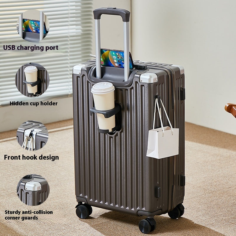 Multifunctional Portable Password Lock Zipper Luggage