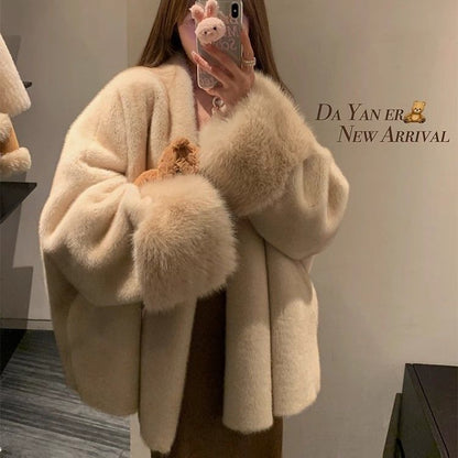 Elegant Loose-fit Fashion Coat For Women