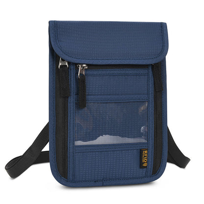 Multifunctional Passport Bag Ticket Clip Carrying Case Large Capacity