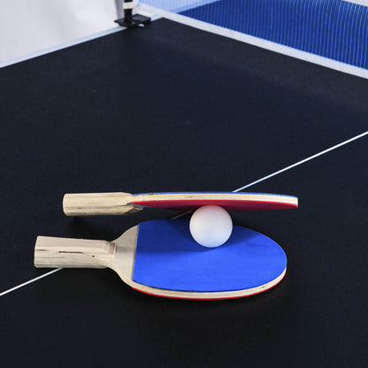 6FT Premium Wooden Multifunctional Pool Table With Table Tennis Top (SAK62741)