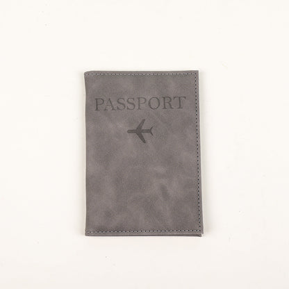 Leather Passport Protective Case With Large Capacity