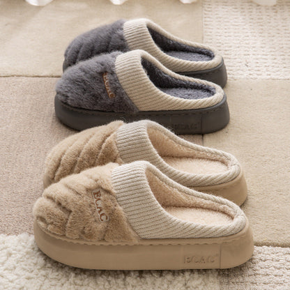 Women's Cotton Slippers Indoor Non-slip Thick-soled Cotton Slippers Cotton Slippers