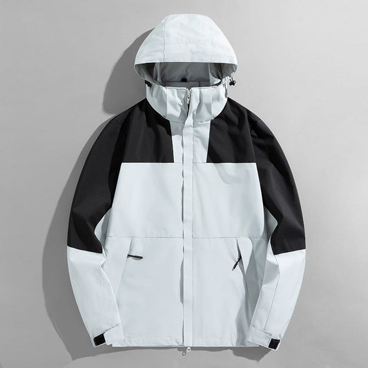 Men's High Waterproof Three-in-one Shell Jacket