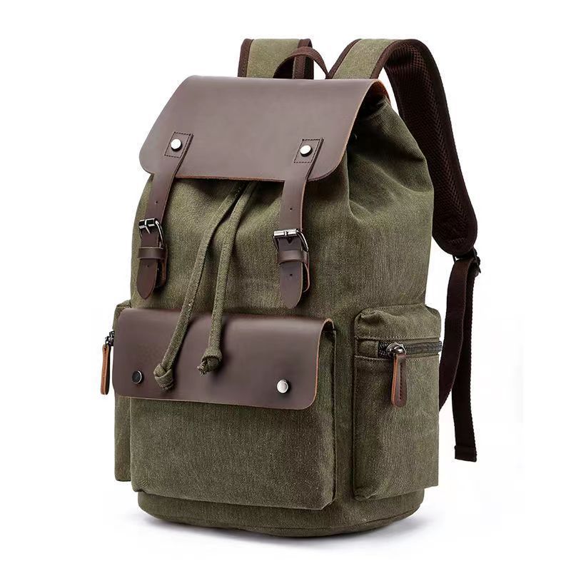 Drawstring Backpack Retro Canvas Personality