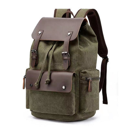Drawstring Backpack Retro Canvas Personality