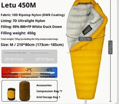 Outdoor Camping Ultra Light Down Sleeping Bag