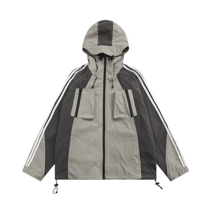 Waterproof Jacket Coat Female Stitching