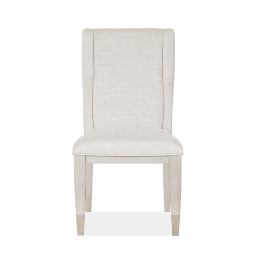 Lenox - Upholstered Host Side Chair (Set of 2) - Warm Silver