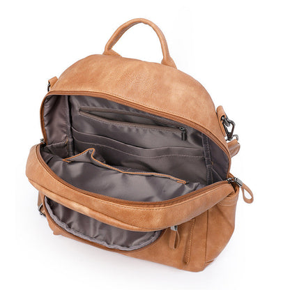 Lightweight Girls' Travel Backpack Large Capacity Retro