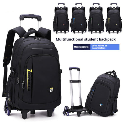 Fashion Six-wheel Large Capacity Student Trolley Bag
