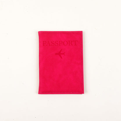 Leather Passport Protective Case With Large Capacity