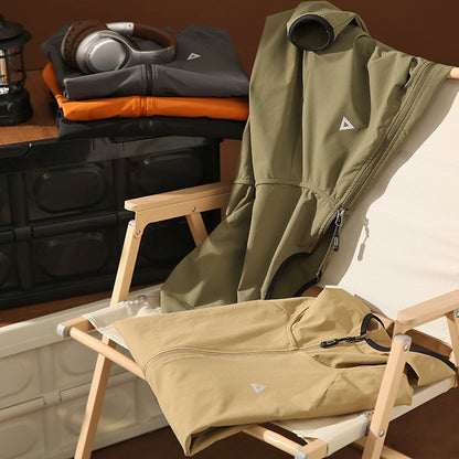 Breathable Waterproof Casual Loose-fitting Hoodie Jacket Coat
