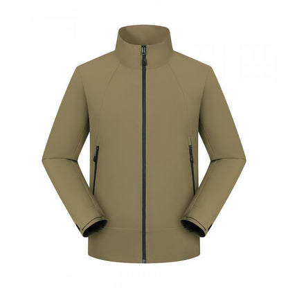 Thin Waterproof Stand Collar Jacket Men's Coat