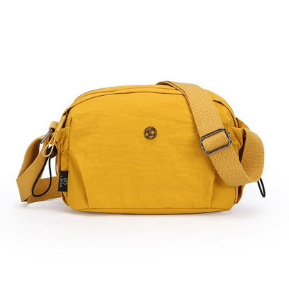 Lightweight Nylon Fashionable Simple Versatile Casual Multi-layer Shoulder Travel Crossbody Bag For Women
