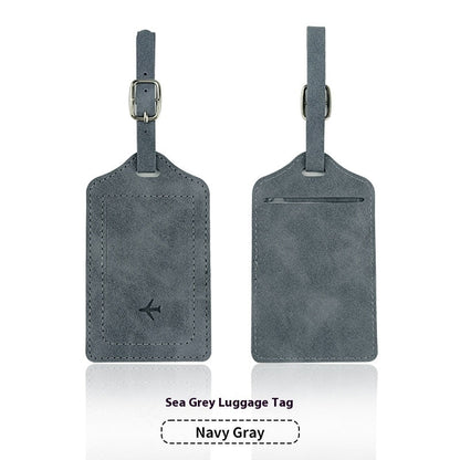 PU Leather Anti-magnetic Passport Holder Luggage Tag Suit
