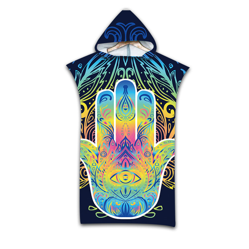 Beach Swimming Printing Wearable Pattern Bath Towel