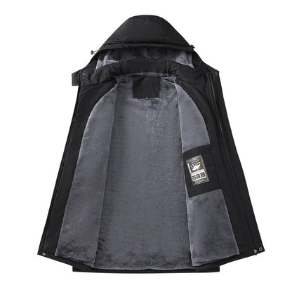Plus Size Loose And Warm Coat For Men