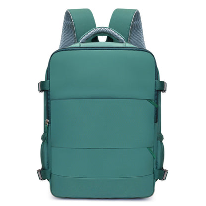 Women's Large Capacity Lightweight Multi-purpose Solid Color Travel Backpack