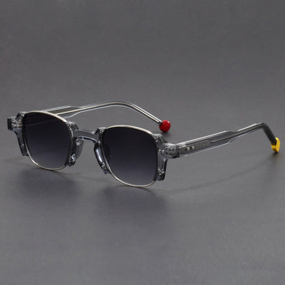 European And American Retro Pin Sun Glasses Korean Hong Kong Style Square Frame Sunglasses