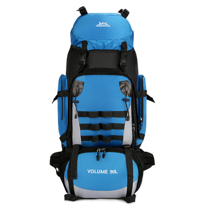 90L Large Capacity Outdoor Travel Backpack For Men, Waterproof And Durable Hiking Bag, Cotton Quilt, Luggage, Work Backpack