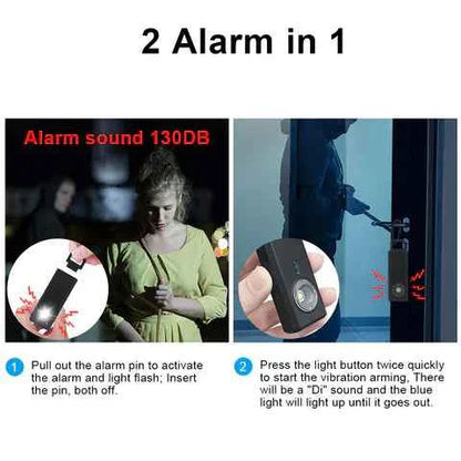 Anti Spier Self-Defense Security Alarm With Motion Sensor & LED