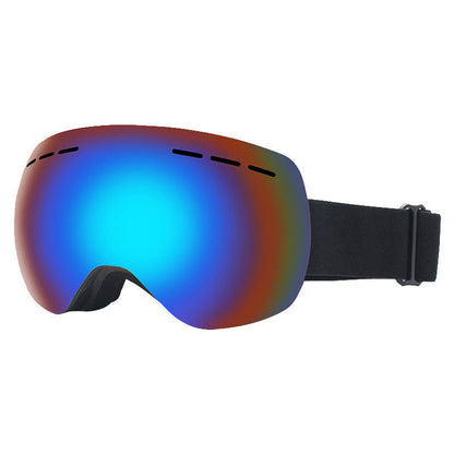 Spherical Ski Double-layer Anti-fog HD Large View Goggles