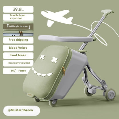 Luggage Children's Riding And Boarding Machine Trolley Case